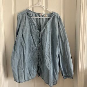 Levi's Denim Button Up Blouse